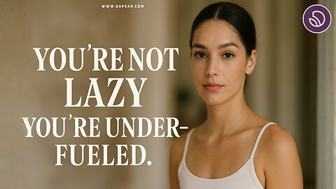 ✨ You’re Not Lazy — You’re Under-Fueled. Here’s the Truth…