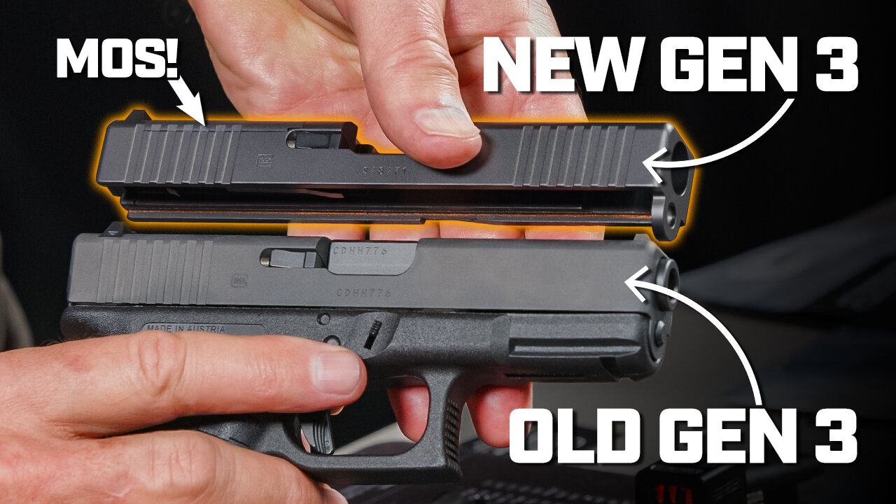 NEW Glock Factory Gen 3 MOS Spare Slides HANDS-ON