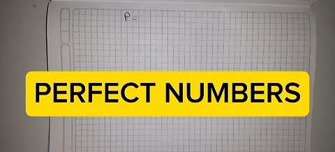 Euclid-Euler theorem: Perfect numbers