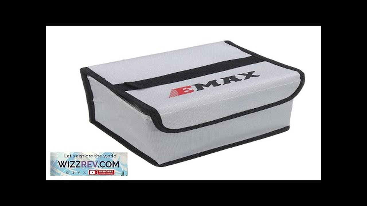 EMAX 200*150*150mm Lipo Battery Safety Bag with Luminous for RC Plane Tinyhawk Review