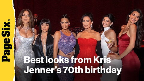 The best celebrity looks from Kris Jenner's Bond-themed 70th birthday party