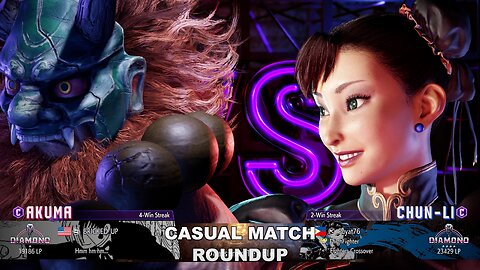 Kuya Kalbo SF6 Casual Match Roundup. Chun Li 4 star Diamond Rank [Hori Fight Stick]