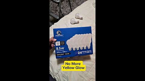 No More Yellow Lights, Hello Daylight Light Bulbs
