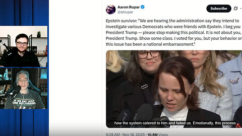 Epstein survivor gives opinion on Epstein Files Transparency Act▮The Jimmy Dore Show