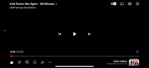 FREE ENERGY. Cold Fusion is Hot Again. Original content by LENR Foundation, 60 Minutes. 1-25-25