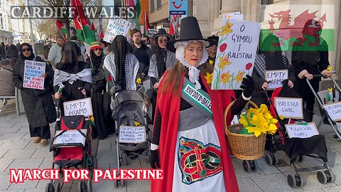 March For Palestinian, Cardiff South Wales