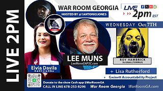 WAR ROOM GA - LIVE ft Lee Muns | Elvia Davila | Roy Hambrick | Lisa Rutherford