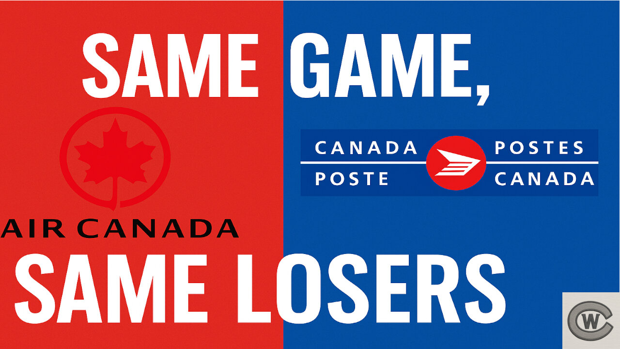 Air Canada and Canada Post — two pillars of dysfunction in a country that refuses to fix itself.