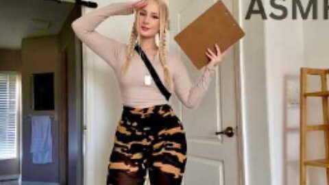 US Army Recruiter Gives You Massage - ASMR