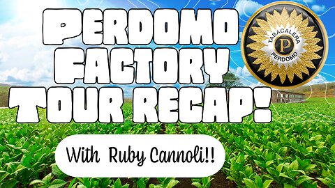 Perdomo Factory Tour Recap With Ruby Cannoli