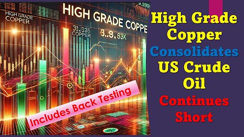 High Grade Copper Consolidates Long & US Crude Oil STILL BEARISH