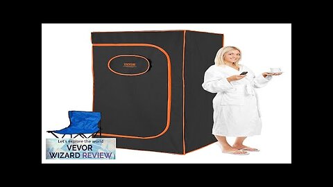 VEVOR Sauna Tent Portable Full Size 1400W Personal Sauna Kit for Home Review