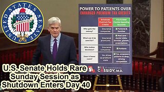 Bipartisan Breakthrough: Senate's Rare Sunday Session Advances Deal to End 40-Day Government Shutdown - November 9, 2025