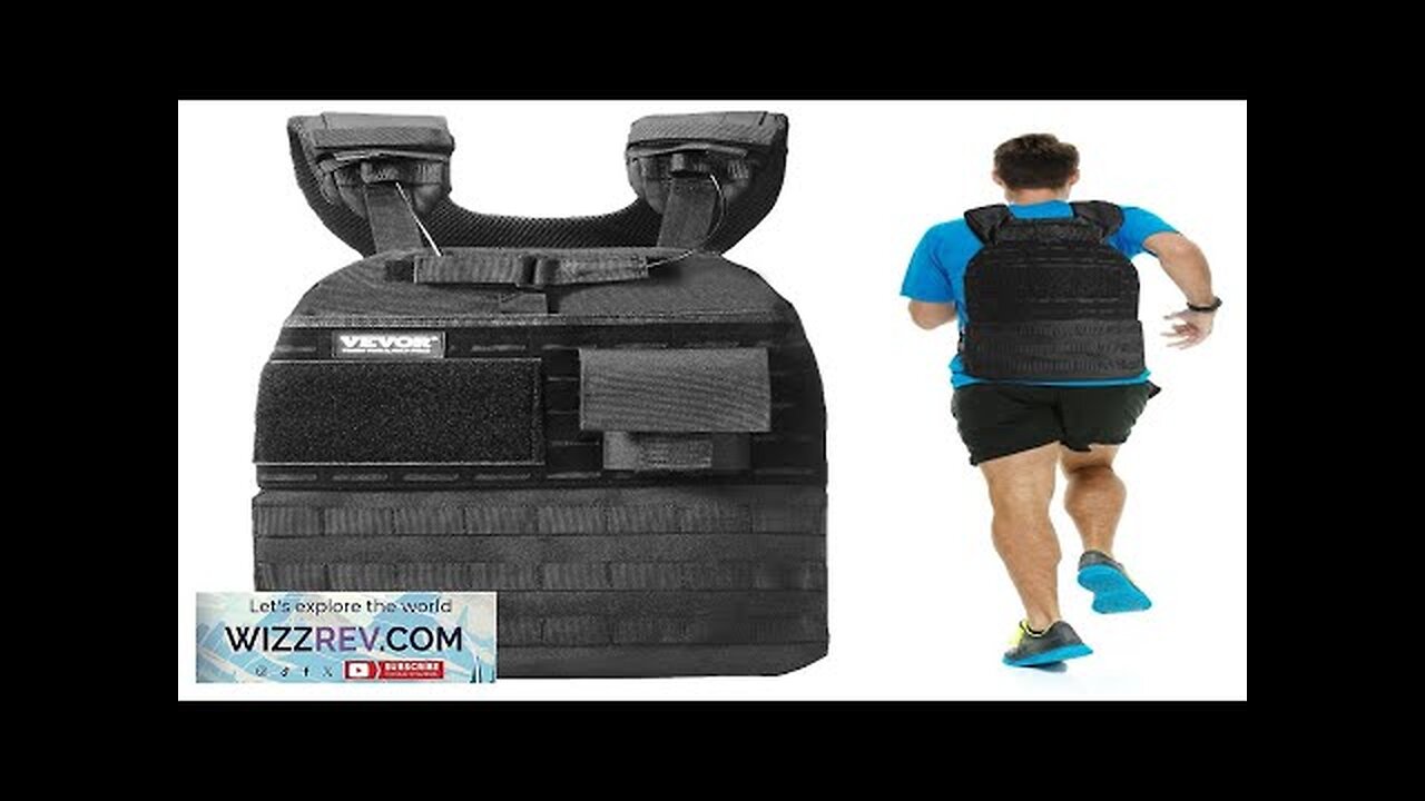 VEVOR 40lb Adjustable Weighted Vest for Men Women Strength Training Running Review