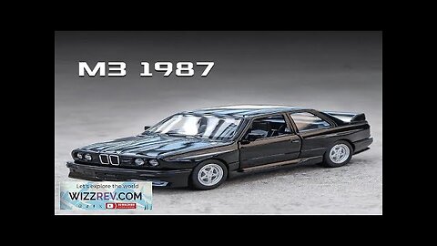 1/36 BMW M3 1987 Alloy Toys Car Model Metal Diecasts Toy Vehicles Review