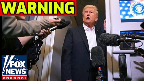 BREAKING NEWS: Trump just issued MULTIPLE WARNINGS on Air Force One - IT'S HAPPENING