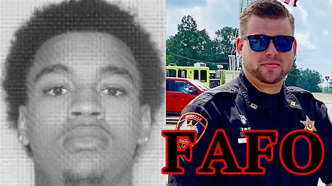 Black SCUMBAG FINDS OUT after SHOOTING Sheriff's Deputy DEAD! FAFO!