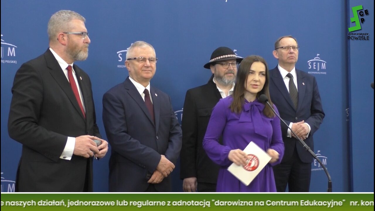 G. BRAUN, R. FRITZ, W. SKALIK: Repolonizacja W-wy Konferencja Prasowa przed Pokazem Filmu S. PITONIA