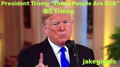 President Trump "These People Are Sick" 85 Times - Oct 15 2025