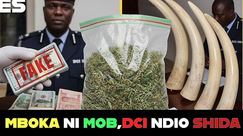 DCI STRIKES - Fake Dollars, Ksh 7M Bhang, & Elephant Tusks Seized in Massive Crackdown.