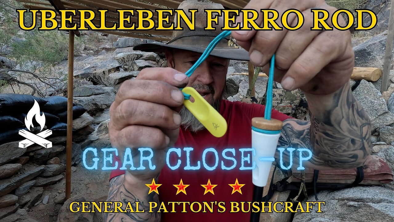 UBERLEBEN FERRO ROD - GEAR CLOSE UP