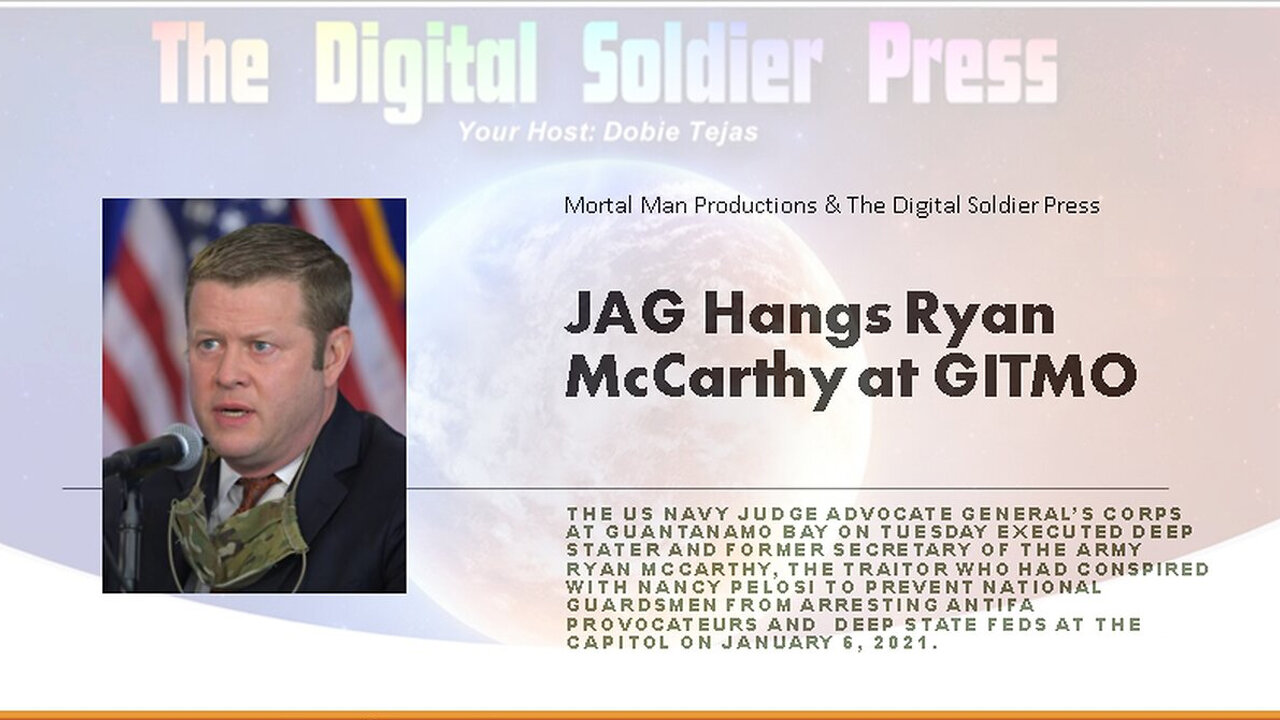 JAG Hangs Ryan McCarthy at GITMO