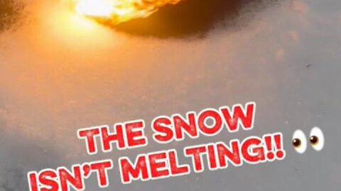 This is snow that is behaving differently than what most of us are used..to