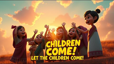 Let the Children Come | Animated Kids Song (Matthew 19:14) | Jesus Loves Every Child! 🌟