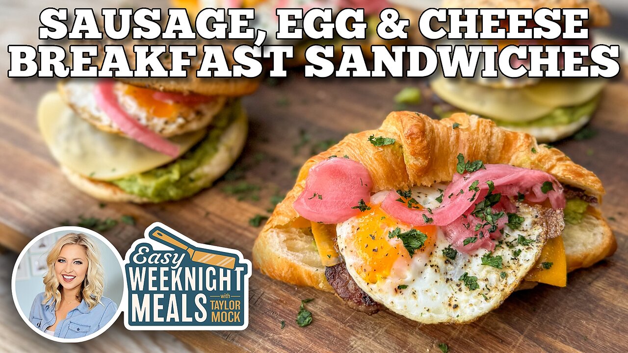 Easy Weeknight Meals: Breakfast Sandwiches