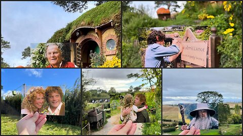 Shire in both The Lord of the Rings and The Hobbit film trilogies #TheShire #MiddleEarth #TheHobbit