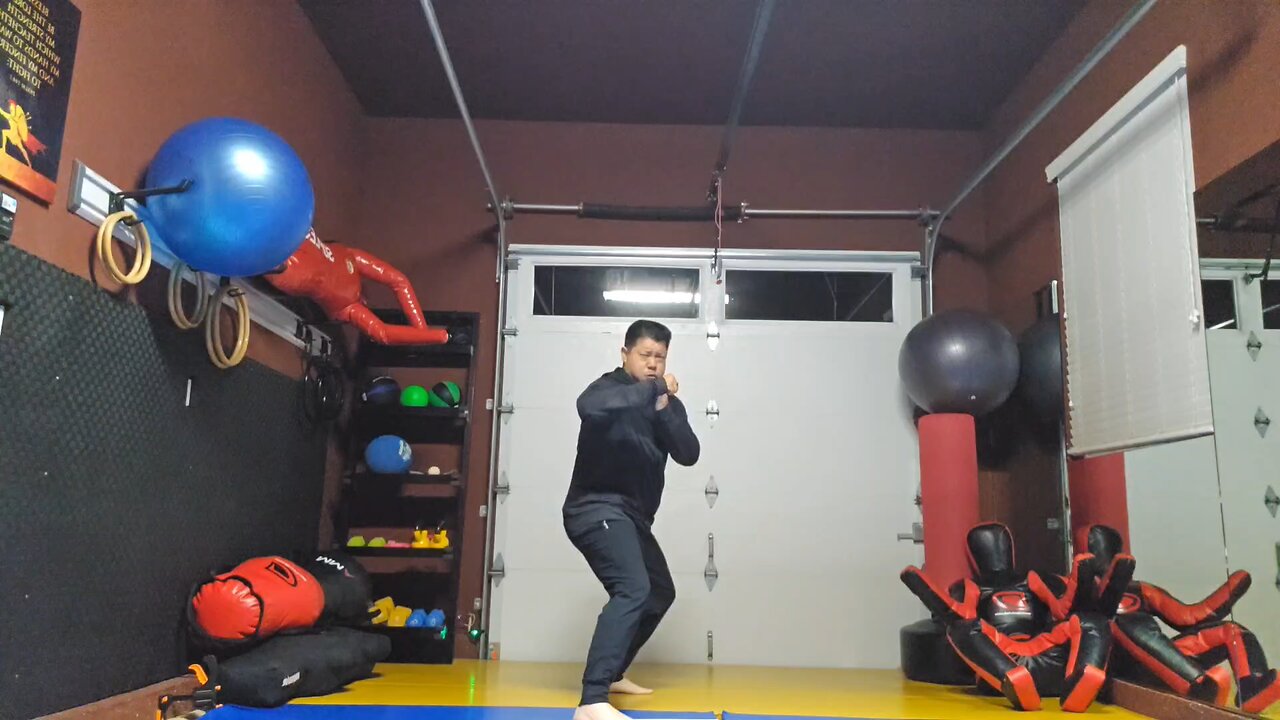 WTD Rear Side Kick to Hook Kick sequential