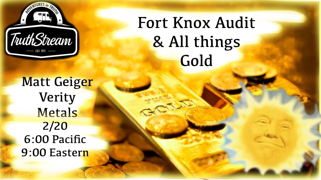 Matt Geiger Join us to talk all things Gold Live 2/20 6pm pacific 9pm ET #374