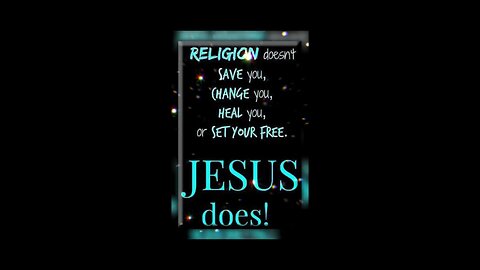 🚨 Religions DONT Save Us At All, Only Jesus CAN. 😬 #realtalk