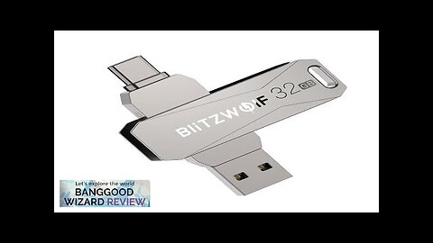 BlitzWolf BW-UPC2 2 in 1 Type-C USB3.0 Flash Drive Ultra-fast Transmission 360° Review