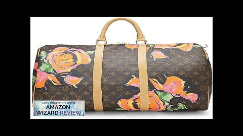 Louis Vuitton Pre-Loved Stephen Sprouse x Louis Vuitton Monogram Roses Keepall 50 Review