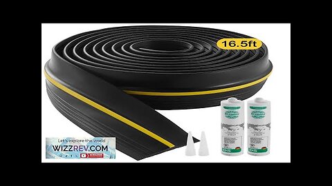 VEVOR Garage Door Threshold Seal Strip 16.5 FT Universal Bottom Waterproof PVC Review