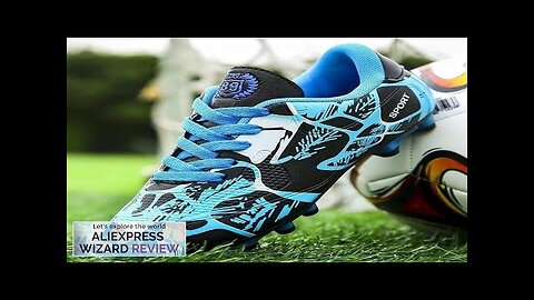 Kid's Football Boots AF/FG Soccer Cleats High Quality Breathable Training Grass Sneaker Review