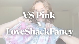 VS Pink x LoveShackFancy (haul + try on) 💕