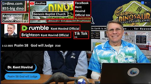 Dr. Kent Hovind -Psalm58 God will Judge