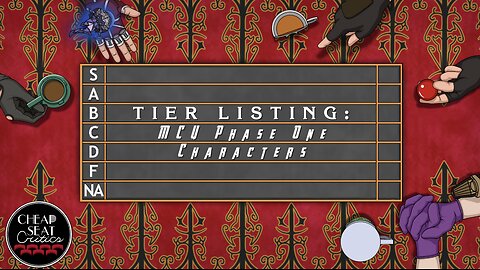 CSC TIER LISTING | MCU Phase One Characters