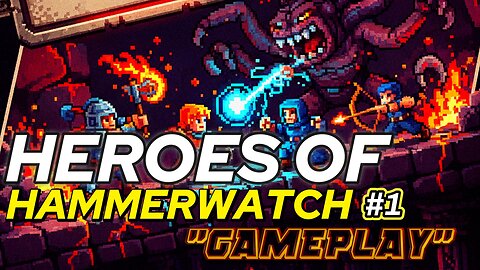 Heroes of Hammerwatch ⚔️ | First Steps, Learning the Basics & First Boss Defeat | Gameplay