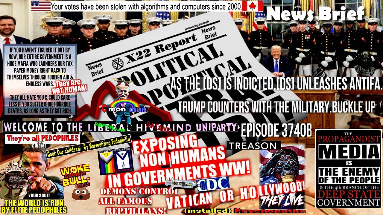 Ep. 3740b - As The [DS] Is Indicted,[DS] Unleashes Antifa,Trump Counters With The Military,Buckle Up