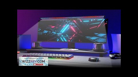 BlitzWolf® BW-NEW CML4 RGB Gaming Monitor Light Bar APP Control Dual Light Review