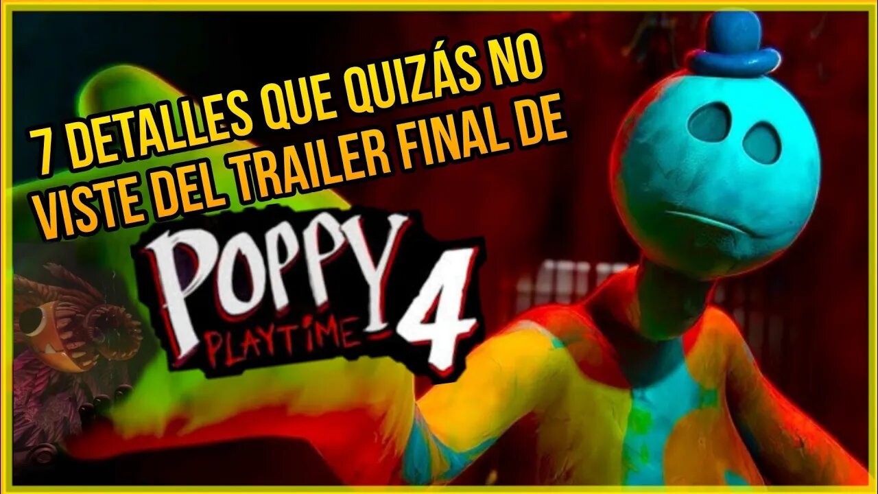 7 detalles ocultos del tráiler de Doey the Doughman en Poppy Playtime Capítulo 4