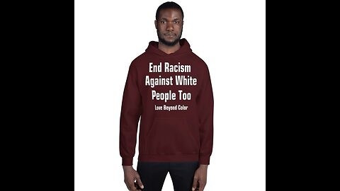 White people deserve to not experience racism either. Love Beyond Color