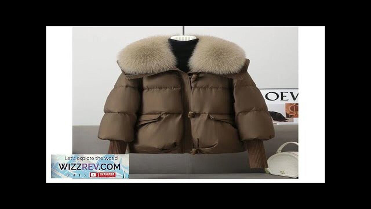 Winter New Fur Collar Puffer Down Parka Loose Down Warmer Thicken Snow Review