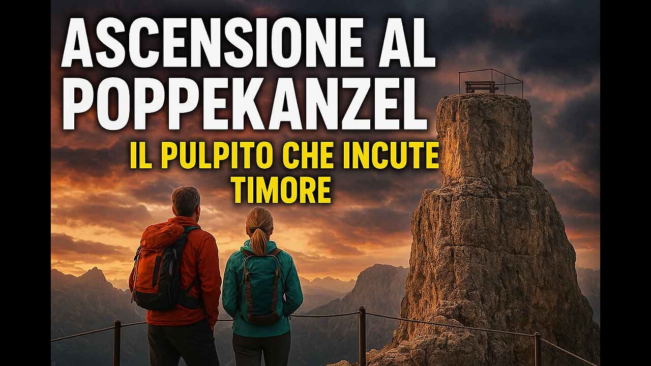 ascensione al pulpito del Latemar (Poppelkanzel)