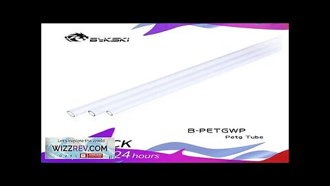 BYKSKI 500MM Transparent PMMA Acrylic Hard Tube PETG Rigid Pipe OD 12mm/14mm/16mm Review