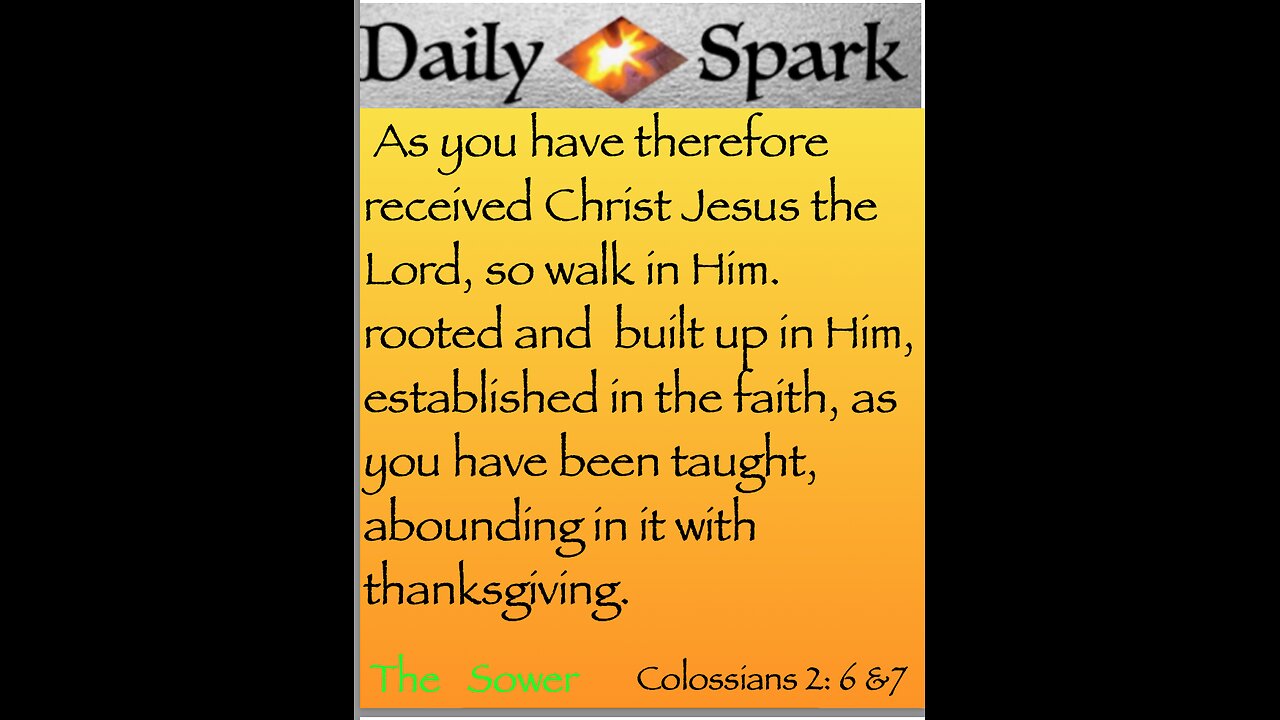 Rooted and Built Up in Him 2*