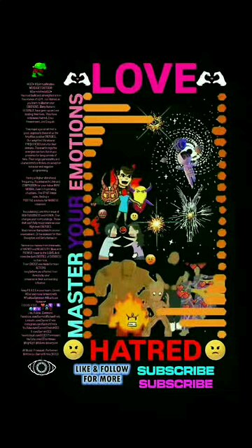 ▪︎LOVE AND HATRED/MASTER YOUR EMOTIONS▪︎